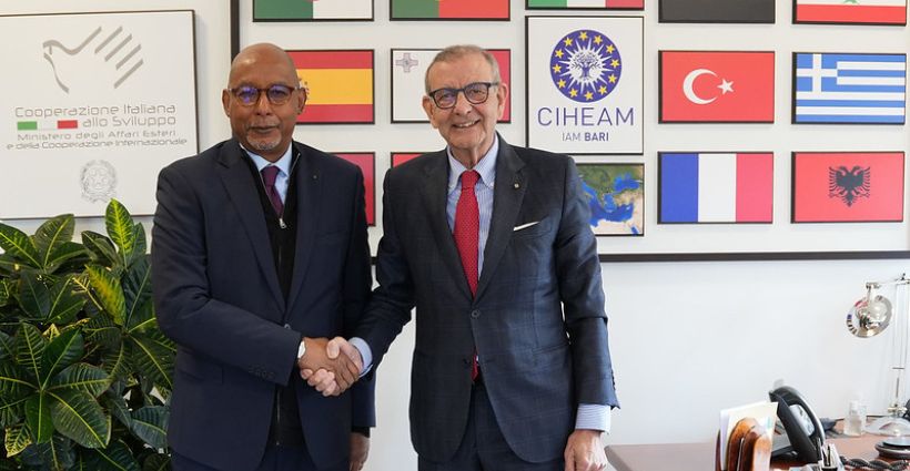 Ibrahim Assane Mayaki in visita al CIHEAM Bari