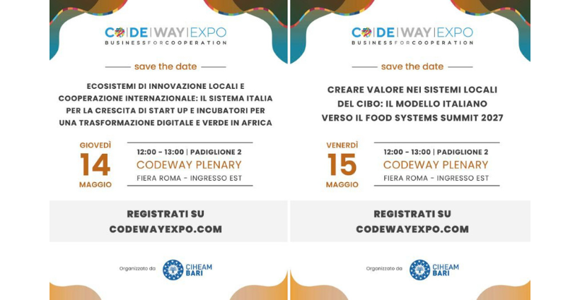 CIHEAM Bari a Codeway Expo 2026